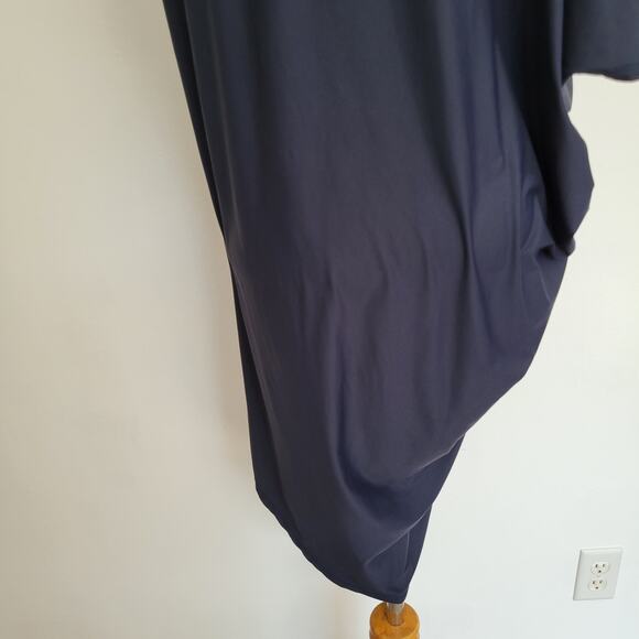 Athleta Sunlover Hilo UPF Dress Asymmetrical Navy Stretchy Women XXS - Picture 8 of 12
